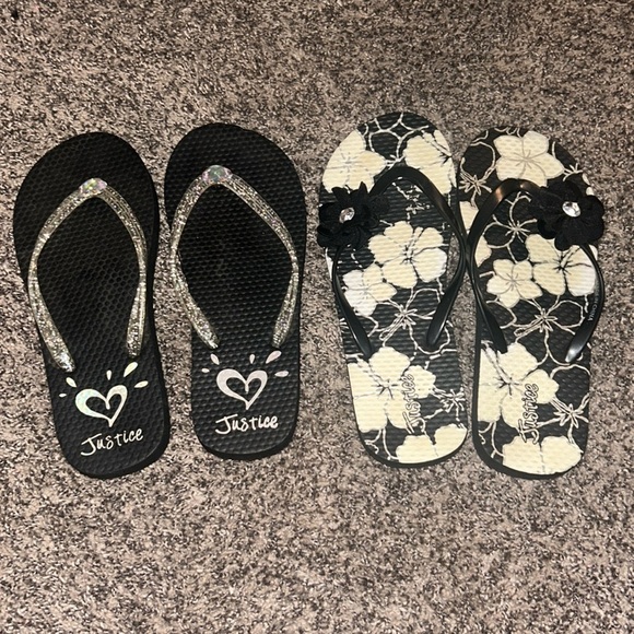 Justice Flip Flops - Picture 1 of 3